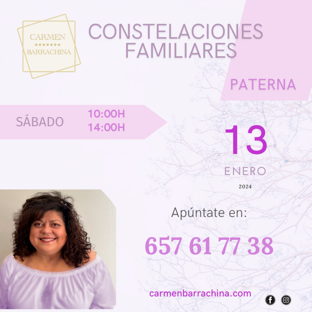 Constelaciones familiares enero 2024 carmen barrachina paterna